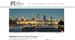 Desktop Screenshot of impactpeoplestrategies.com